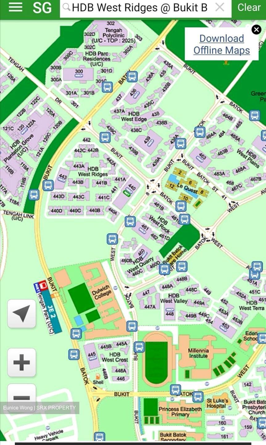 Blk 441C West Ridges @ Bukit Batok (Bukit Batok), HDB 4 Rooms #333316621